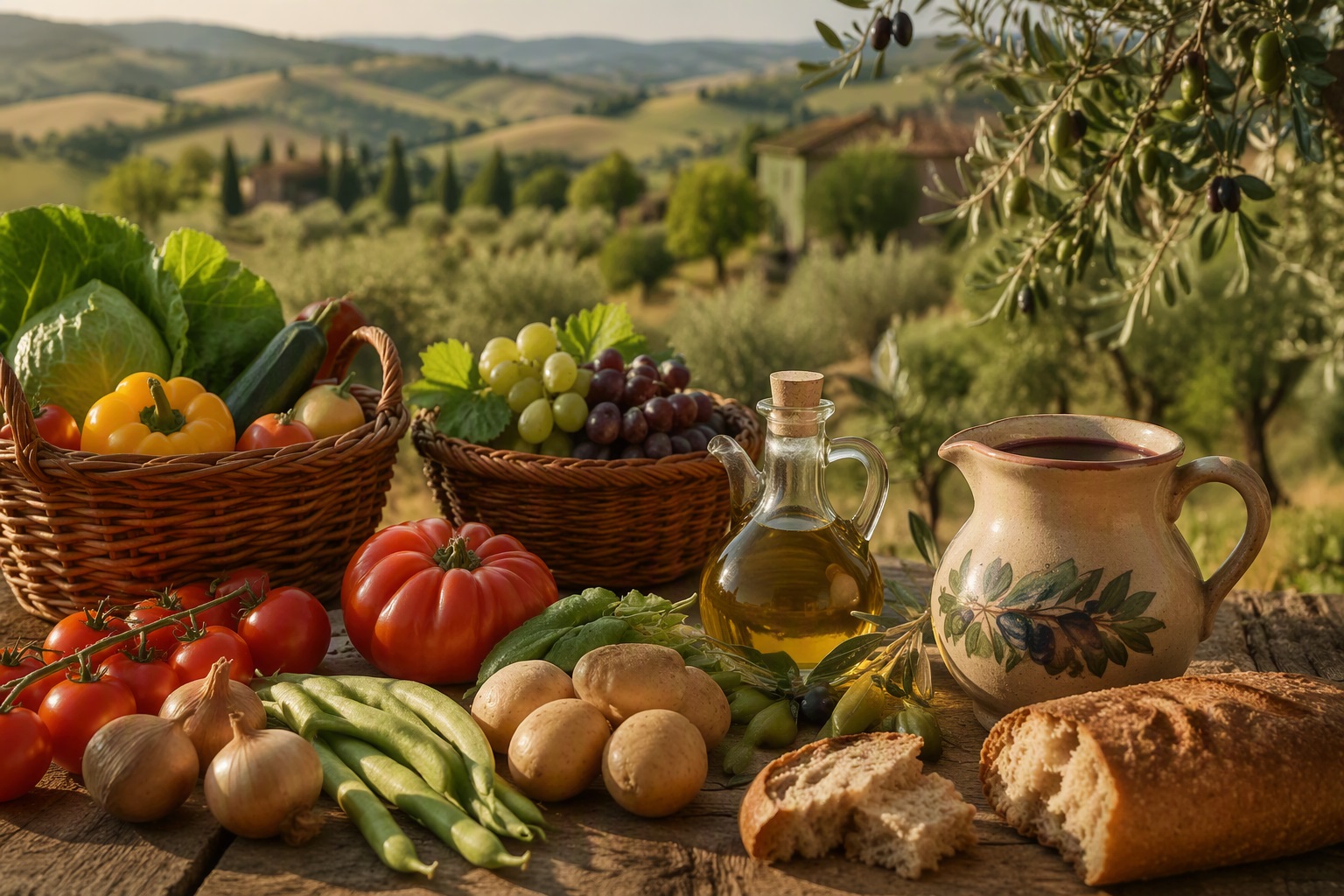 Campagna senese e filari